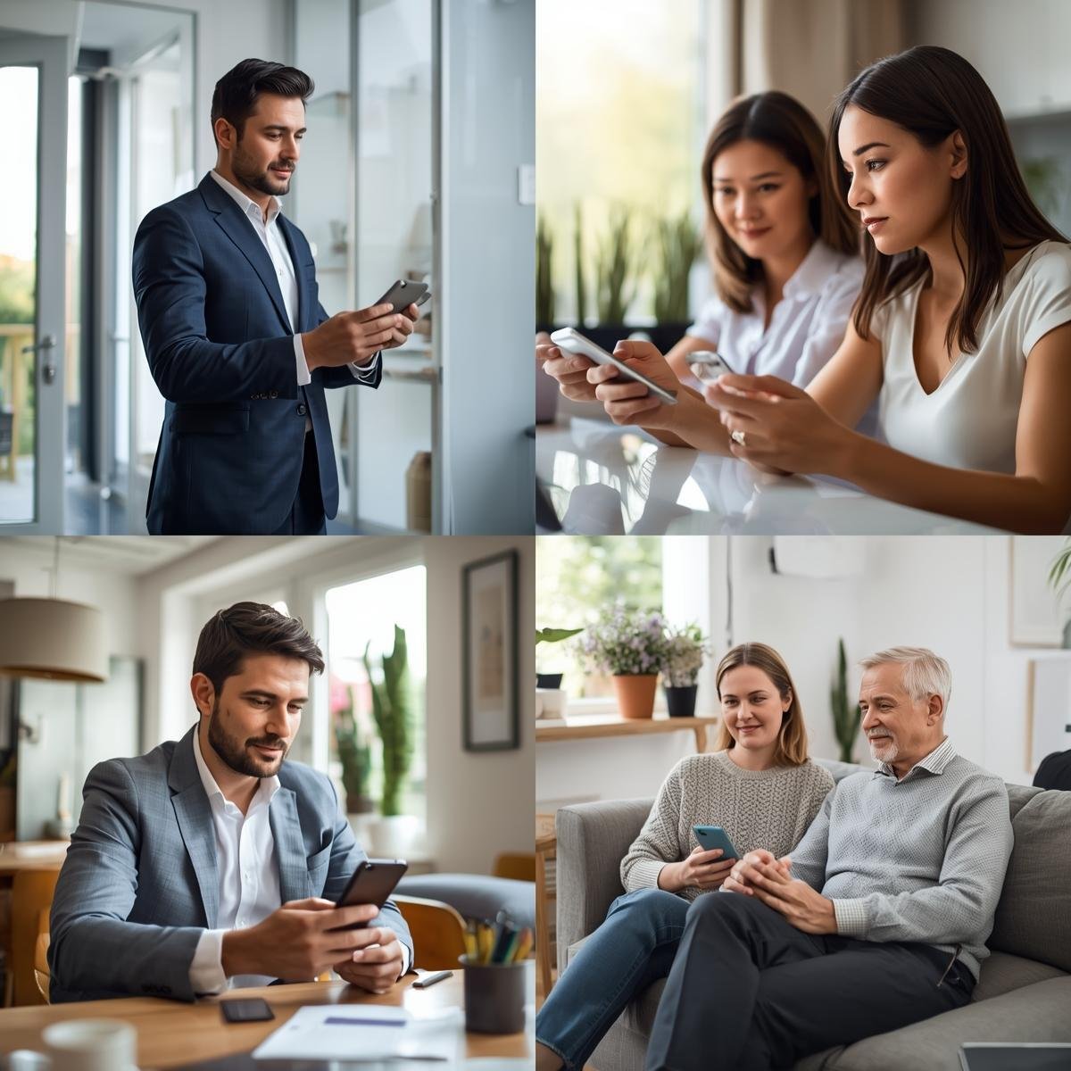 Leasing agent with 3 tenant groups 1