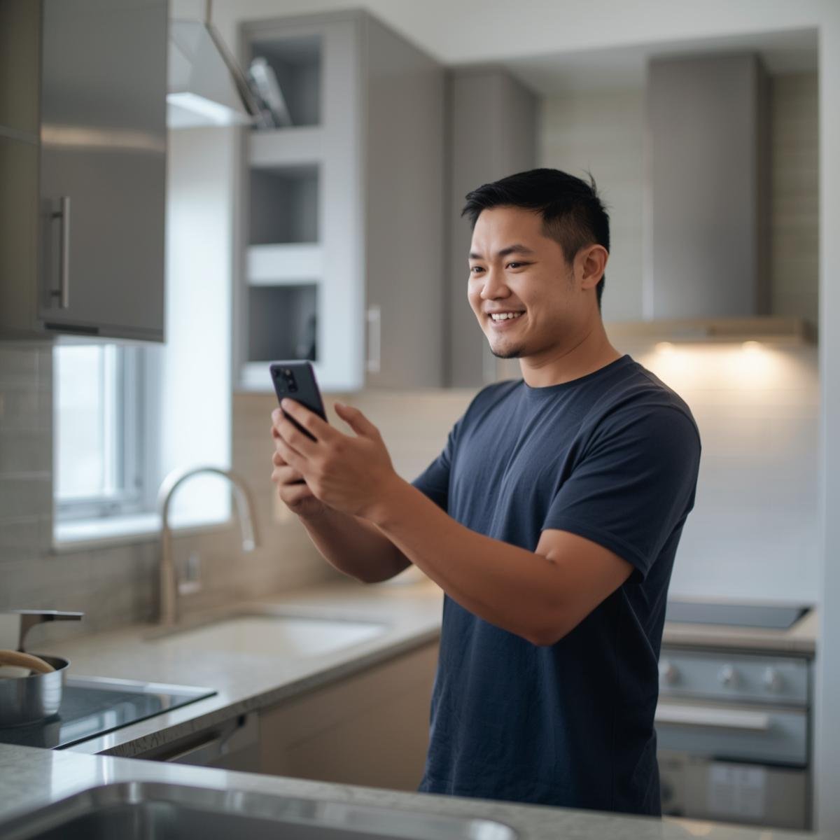 Tenant showing kitchen 1